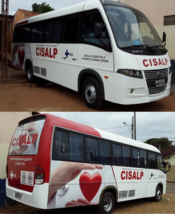 Ônibus para Transporte dos Pacientes do CISALP