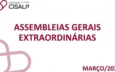 ASSEMBLEIAS GERAIS EXTRAORDINÁRIAS